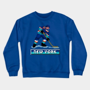 Retro New York Hockey Crewneck Sweatshirt